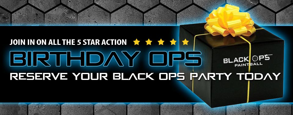 BLACK OPS BIRTHDAY OPS CELEBRATION